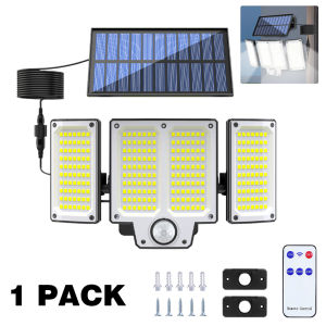 Solar Motion Sensor Wall LightSolar Outdoor LED Street Light3 Lighting ModesCourtyardOutdoorGaragePorcheGardenWaterproof