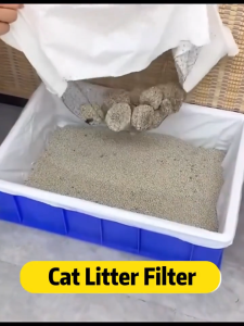 🐱Hands-Free Reusable Cat Litter Liner 10pcs - Feces Filter Hygienic Easy Cleaning Pet Litter Box
