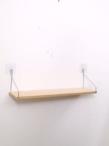 30/40/60CM Storage Racks Wall Mounted Shelf Easy Install No-Punch Living Room Bathroom Wall Decoration Rak dinding壁挂架