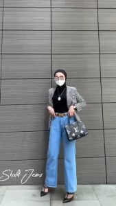 HARI INI DISKON! CELANA BOYFRIEND WANITA HIGHWAIST - CELANA JEANS KULOT KOREA STYLE - HIGHWAIST LOOSE JEANS WANITA