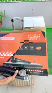 Micro Đầu Thu Không Dây UT2 Plus – Bộ 2 Micro Tùy Chỉnh Âm Lượng Riêng Âm Thanh Rõ Nét Hát Karaoke – Phù Hợp Sân Khấu Hội Họp