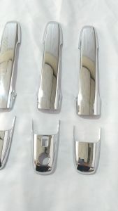 Ốp Tay Nắm Cửa Xe Toyota AVANZA 2022-23 Mẫu Nhựa ABS Mạ Crom Sáng Bóng