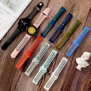Silicone Bracelet for Samsung Galaxy watch 4/Classic/3/46mm/42mm/Active 2/Gear S3 watch band Huawei GT/GT2/Pro Strap 20mm/22mm