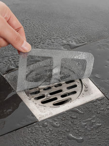 Miếng Dán Lọc Rãnh Thoát Nước Tự Dính Phòng Tắm Nhà Vệ Sinh Rụng Tóc Chống Côn Trùng Chống Rắn Rọt Lưới Lọc Dính