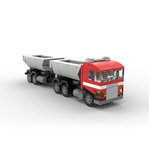 Domestic Assembly Toy Truck Model Gift Educational Building Blocks Childrens Intelligence Enhancement Large Cargo Truck