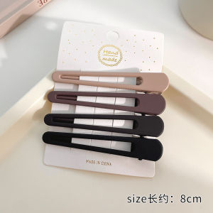 Makeup Seamless Barrettes Side Liuhai Clip 2023 New Arrival Duckbill Clip Bobby Pin Barrettes Fall and Winter Clip Hairware Side Clip