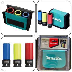 MAKITA ชุดลูกบล็อกถอดล้อ 1/2 นิ้ว 3 ชิ้น E-12354