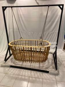 โครงเปลเด็ก ทำจากเหล็กสไตน์ล็อป