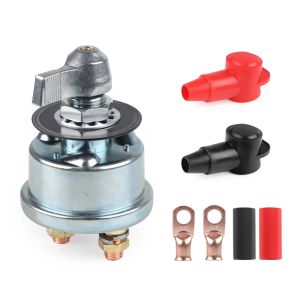 Battery Circuit Breaker For Boat Car Camper Truck 12-48V High Current Battery Power Cut Isolator Kill Switch Kit 250A Stud M10