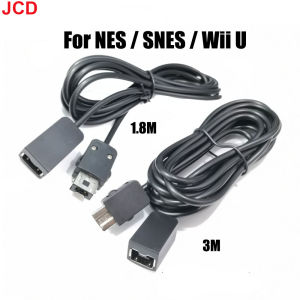 JCD 1pcs 1.8M 3M Extension Cable Game Extender Cord For SNES Classic Mini Controller For NES Wii Controller Black