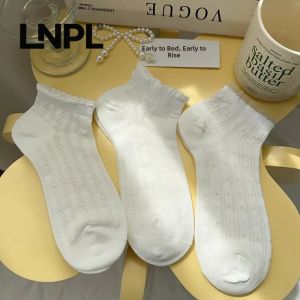 Ballet Style Summer Thin Mid Calf Socks Lace Air