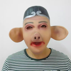 Trang Phục Hóa Trang Halloween Lát Cao Su Tai Lớn Người Hogs Tương Tác Phụ Kiện Tiệc Hóa Trang Mặt Nạ Kinh Dị Người Lớn
