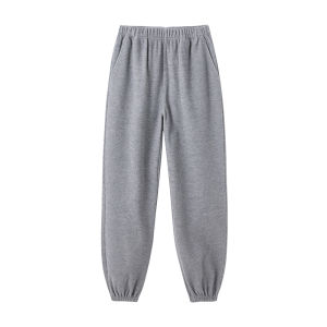 URLAZH | Winter Casual Sweatpants High Waisted Loose Wool Gray