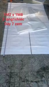 Túi Nilong Khổ Lớn 1M2 x 1M8 1MX1M4  Dày 8zem Túi PE Lồng Bao Tải Bọc Bảo Quản hàng Hóa Loại Không Quai