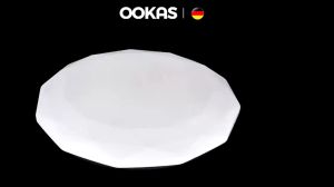 💎คุณภาพดีเยี่ยม💎OOKAS โคมไฟติดเพดาน 3 สีเปลี่ยนLEDโคมไฟแขวนเพดาน ไฟled ไฟติดห้อง led Celling light ไฟเพดานบ้าน