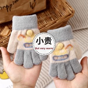JIFANPAUL | Infant Winter Warm Gloves Wool Knitted Half-Finger