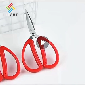 (Fast Delivery)Red Scissors Household Scissors 6inch/7inch/8inch School Office Supplies Red Scissors