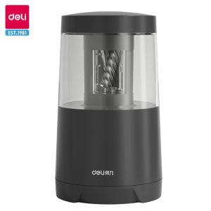 deli | Deli Creative Electric Pencil Sharpener Automatic Office Stationery Study Supplies for School And Business