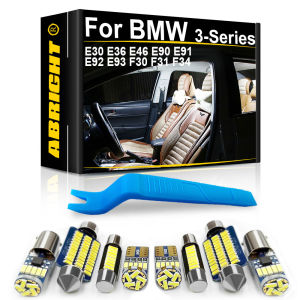 ABRIGHT Car LED Interior Light Canbus For BMW 3 Series E30 E36 E46 E90 E91 E92 E93 F30 F31 F34 320i 320d 320e Coupe Touring