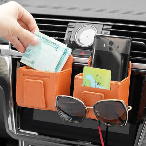 Car Dashboard Storage Box & Leather Vent Clip-On Organizer: A Comprehensive Guide