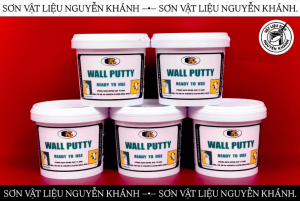 BỘT TRÉT TƯỜNG WALL PUTTY BOSNY 0.5KG – BỘT BẢ TƯỜNG PHA SẴN TRÁM NỨT VÁ LỖ ĐINH DỄ CHÀ NHÁM