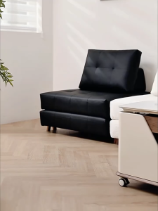 Multi-Functional Coffee Table with Lift Storage & Trolley Design Modern Adjustable Side Table