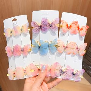 2PCS SET JEPIT RAMBUT ANAK MODEL KUPU-KUPU KOREAN STYLE / JEPITAN AKSESORIS RAMBUT LUCU ANAK