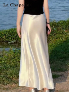 La Chapelle | High Waist Slimming Mid-length Skirt