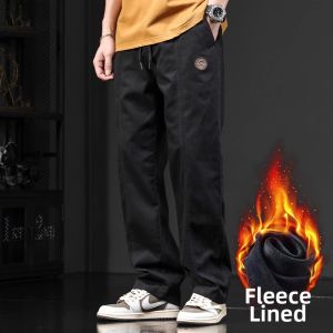 American Style Patchwork Loose Tapered Mens Pants