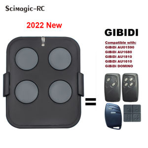 For GIBIDI AU01590 AU1600 AU1610 AU1680 AU1810 DOMINO Garage Remote Control Replacement 433.92MHz Rolling Code Gate Opener