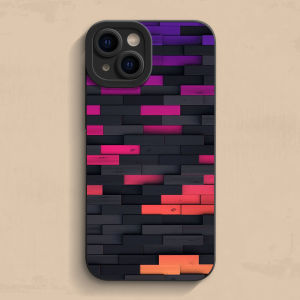Creative Silicone Phone Case for iPhone 17/16/15/14/13/12/11/X/XR/8P/7/6S Wall Brick Design Protective Shell for Men And Women