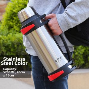Large Capacity 304 Stainless Steel Thermos 1L-5.2L