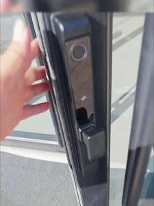 elinksmart | Outdoor Waterproof Narrow Edge Smart Lock with Fingerprint Password and Mobile Phone Unlock