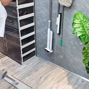 ตะขอติดผนัง ที่แขวนไม้กวาด รับน้ำหนักเยอะ พร้อมตะขอ แบบไม่ต้องเจาะ รับน้ำหนักเยอะ ATTCH