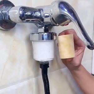 VERMERCH Best Seller Best Seller Water Purifier Filter Tap Universal For Kitchen Bathroom Shower Washing Machine Faucets Water Heater Household Filter PP Cotton High Density Practical High Quality Material Bathroom Filter Element Original Bath Filter