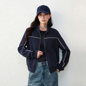 PEACEBIRD | Slim Straight Fit Womens Sweatshirt