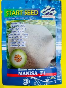 Benih Melon Super Manis MANISA F1 isi 800 biji dari Start Seed Tahan Virus