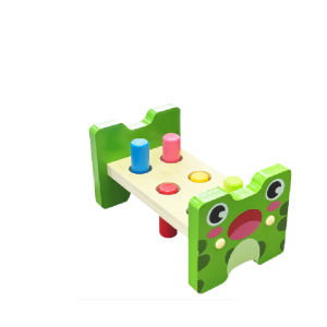 Montessori Wooden Hammer Toy Children Fine Motor Training Sensory Game Color Cognition Set Educational Toy For Autistic Children