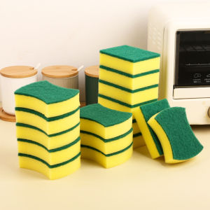 Miếng Bọt Biển Rửa Chén Bát Xanh Vàng Tiện Dụng Miếng Cọ Rửa Xoong Nồi Sạch Bóng Giá Rẻ
