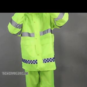 Jas Hujan Mantel Outdoor Jaket Celana Dewasa 100% Anti Air Safety Setelan