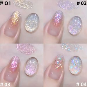 Sơn Móng Tay Gel Nhũ WS Dream Fairy 1-12 Chiếc Làm Trắng Siêu Lấp Lánh Nhũ Mịn Dành Riêng Cho Salon Thiết Yếu Cho Nghệ Thuật Làm Móng 10ml