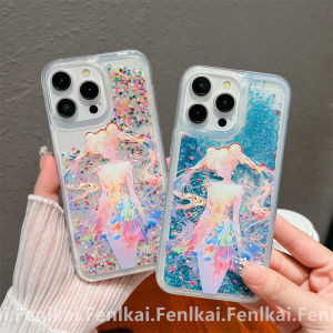 Pretty Girl Warrior Internet Celebrity Oppo Quicksand Phone Case Applicable to Reno11/Find X6pro/Reno10/Reno12