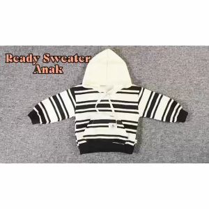 Hoodie Anak Laki-Laki Lengan Panjang/ Hoodie Anak Motif Salur SW3