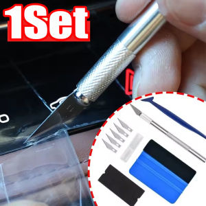 Car Wrapping Vinyl Tool Kit Window Film Tint Tools Car Wrap Sticks Edge Trimming Squeegee Tinting Felt Edge Squeegee Tools Kit