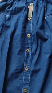 Niki Rok Jeans Kancing Pinggang Karet