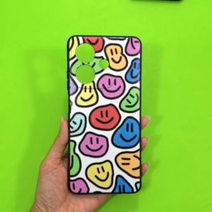 เคสนิ่มสีพาสเทลInfinix  Smart9 TPU กันเลนส์กล้อง พิมพ์ลายการ์ตูน