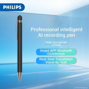 New Philips VTR5900 AI Professional Recording Pen Voice Recorder Intelligent Noise Reduction Auto 16GB Meeting Rcorder Equipment