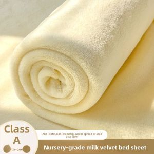 MONLEYTA | Thick Milk Velvet Bed Sheet & Flannel Coral Velvet Blanket 1.5m