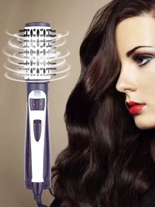 Automatic Rotating Electric Blow Dry Comb Negative Ion Multi-Function Hair Styling Tool for Short Hair Wet And Dry Use
