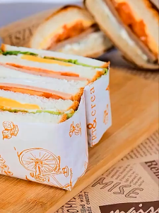 50pcs/100pcs Baking Wax Paper For Food Greaseproof Baking Paper Sandwich Wrapper Bread Burger French Fries Wrapping Paper Kitchen BBQ Oil Absorption Baking Packaging Paper